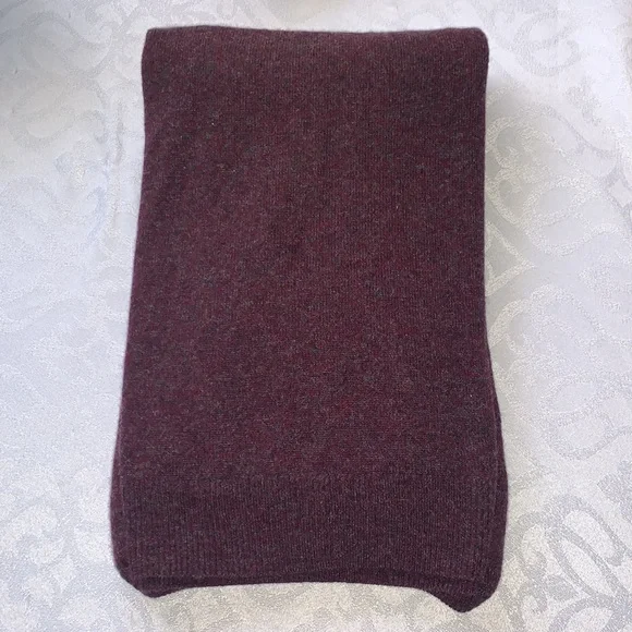 NWT NORDSTROM MEN’S SHOP 100% CASHMERE BURGUNDY FUDGE SWEATER SIZE XL